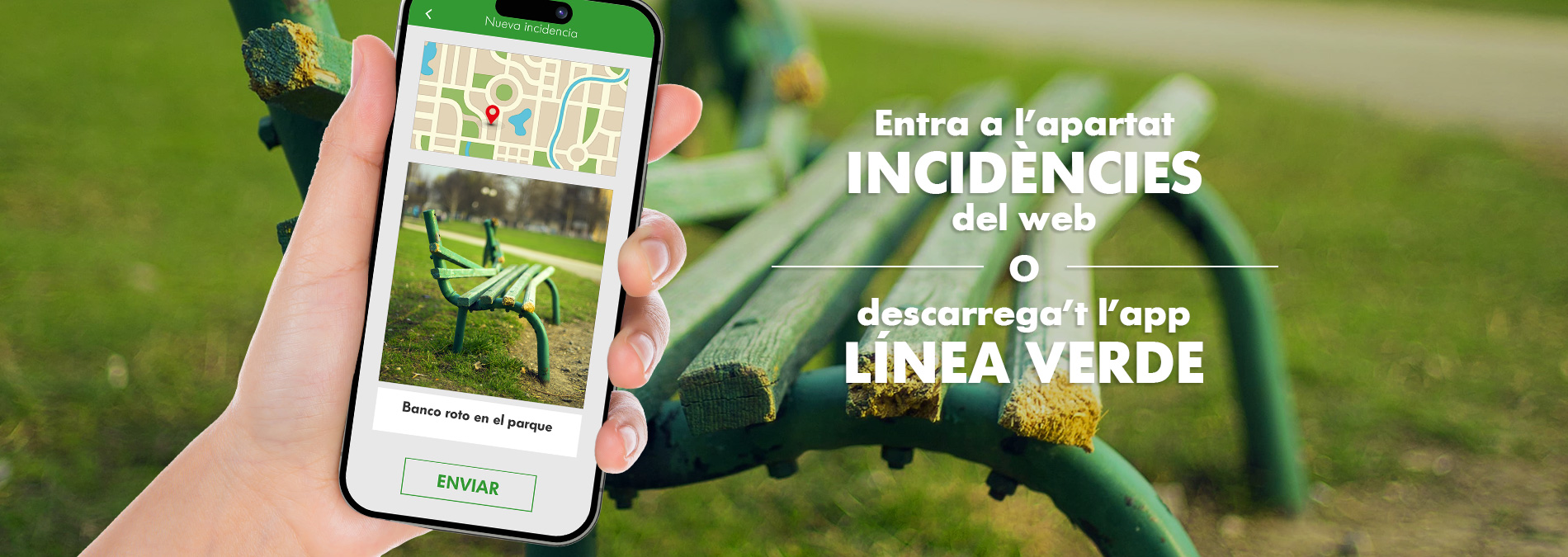 Comunica la teva incidència