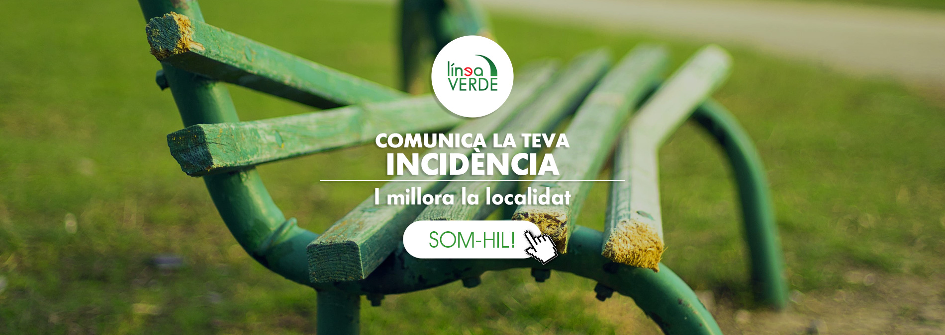 Comunica la teva incidència